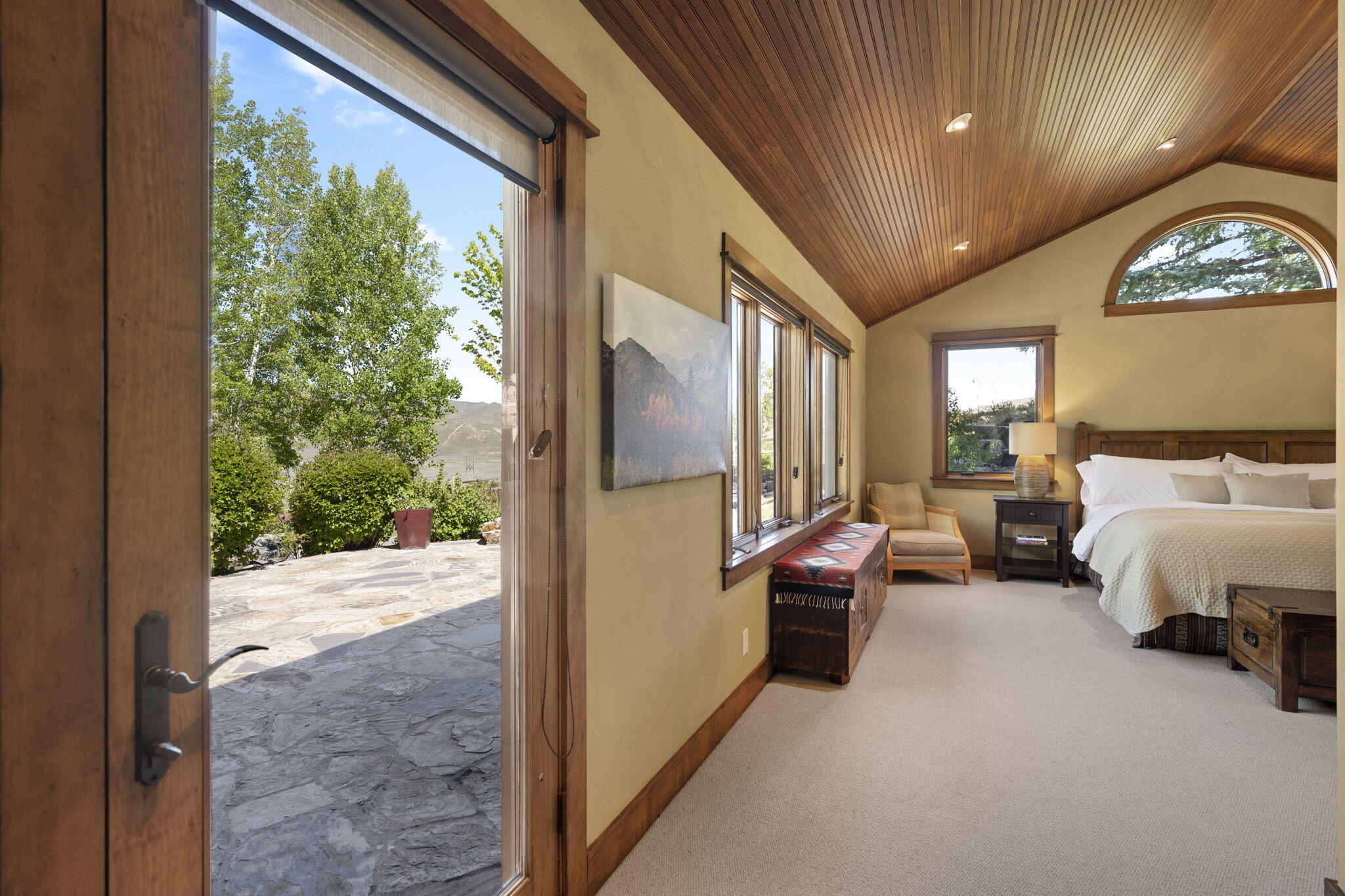 59 Croesus Crk Road Blaine County, ID 83333 - Photo 23 of 44 Primary patio access