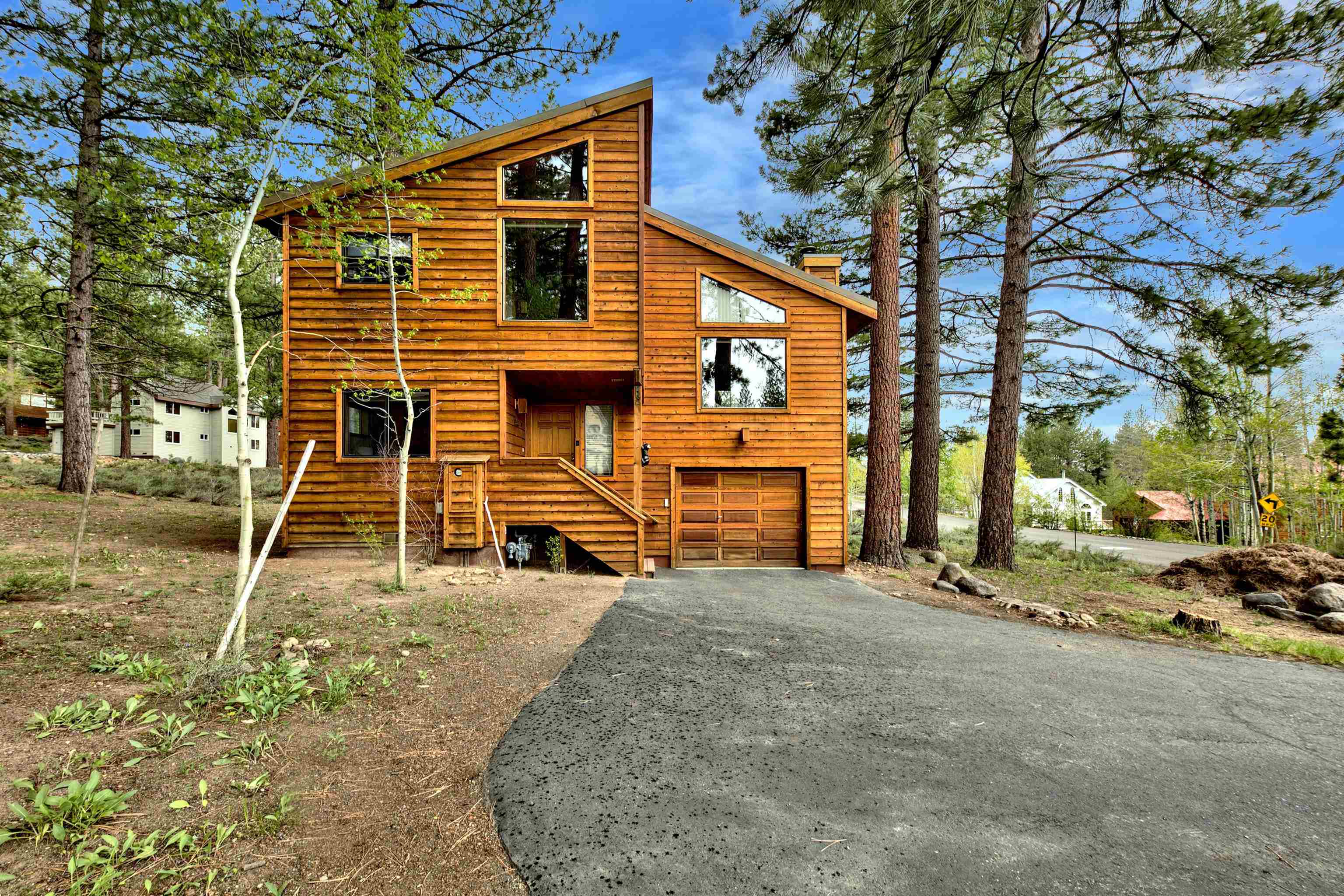 a view of a house with a patio