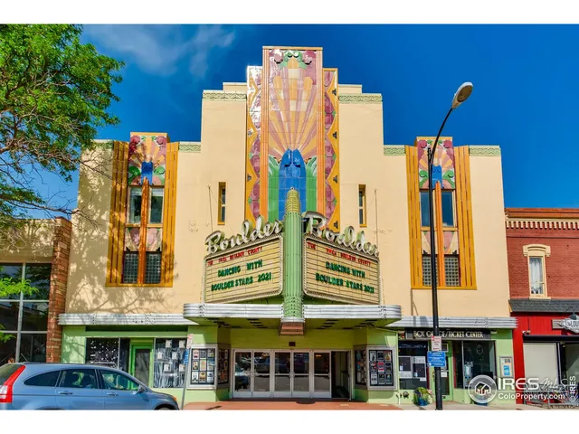 a front view of a building with street