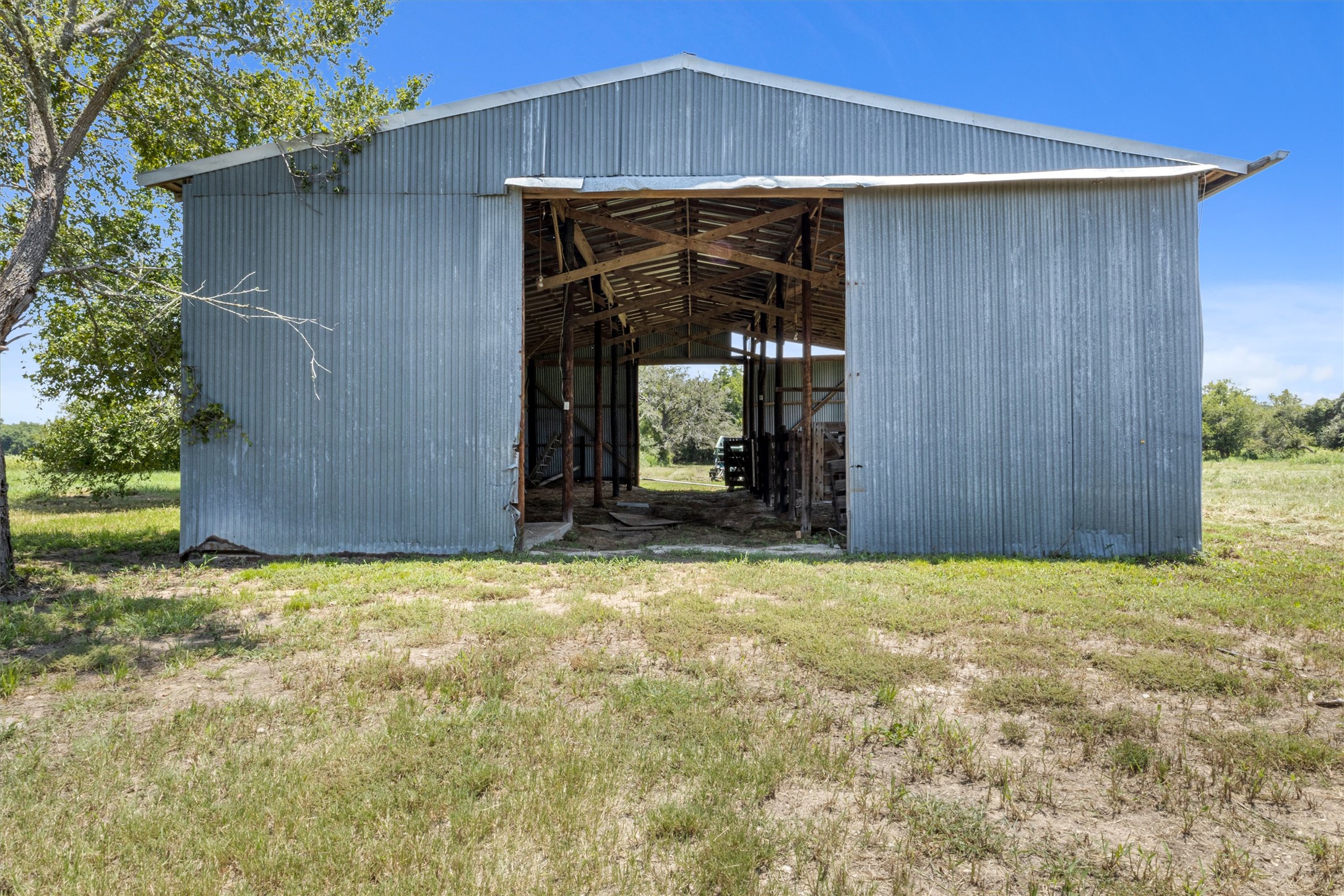 451 Pleasant Grove Road Elgin, TX 78621 - Photo 12 of 26 View of pole building