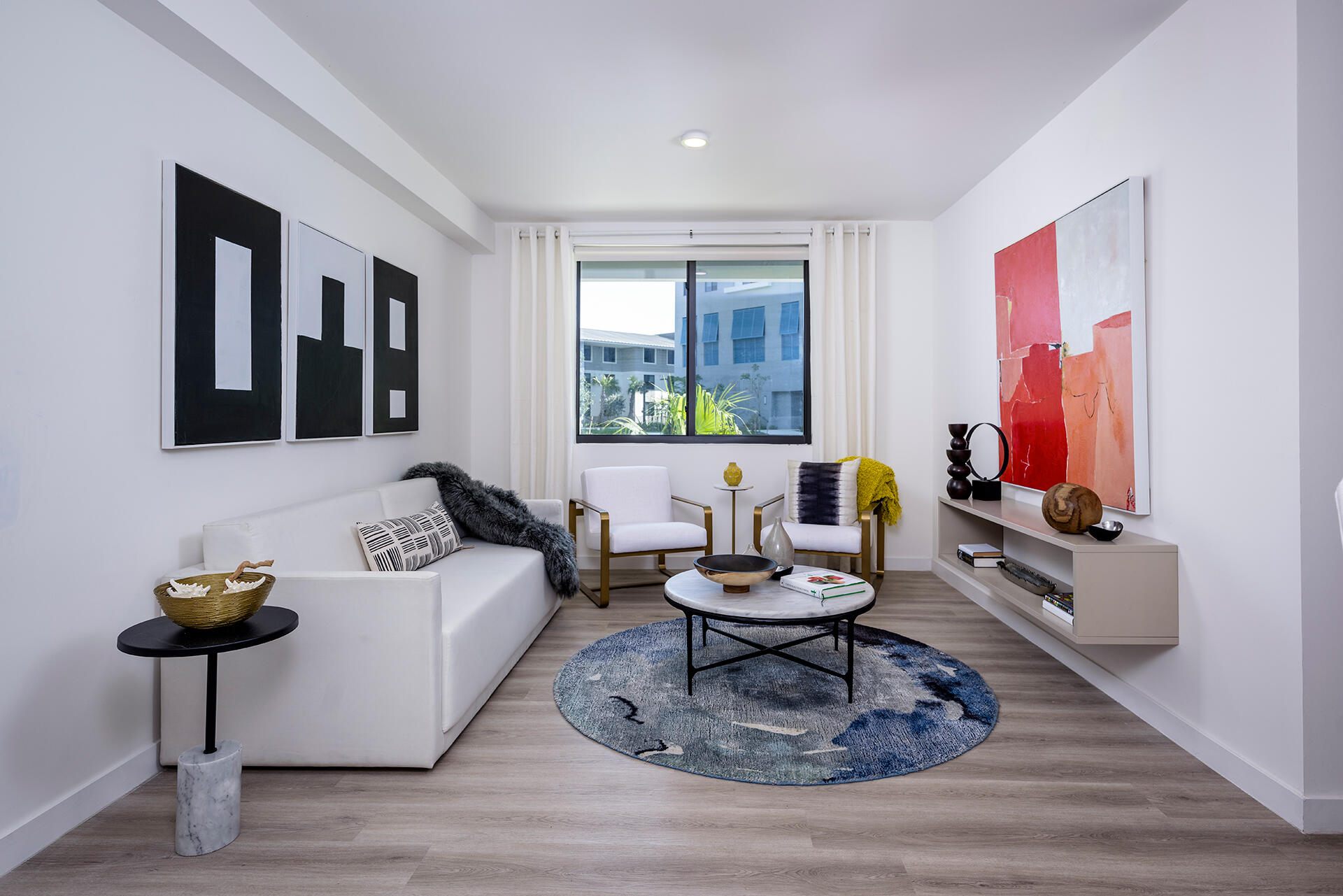 5961 Southwest 68th Street, Unit 718 South Miami, FL 33143 - Photo 5 of 20 SoMi Parc Living Room Model