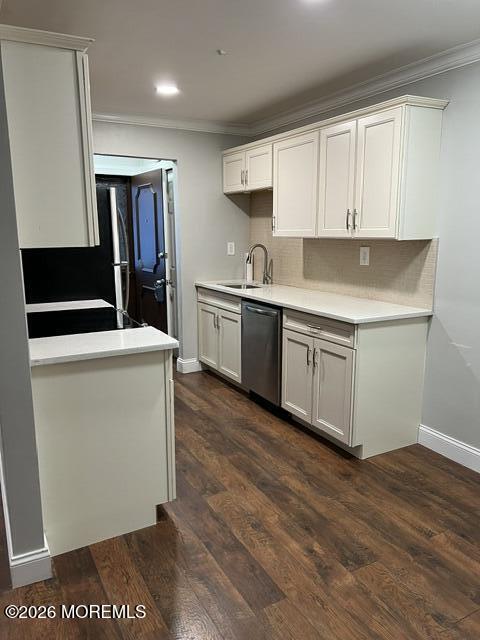79 Overlook Way, Unit E Manalapan, NJ 07726 - Photo 1 of 8 a kitchen with a sink and cabinets