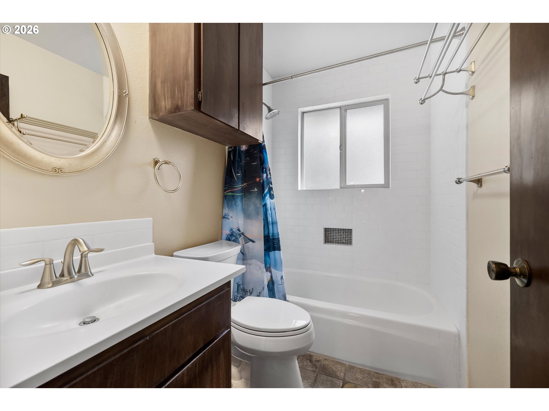 2407 Northeast Libby Place Bend, OR 97701 - Photo 12 of 23 a bathroom with a sink a toilet and shower