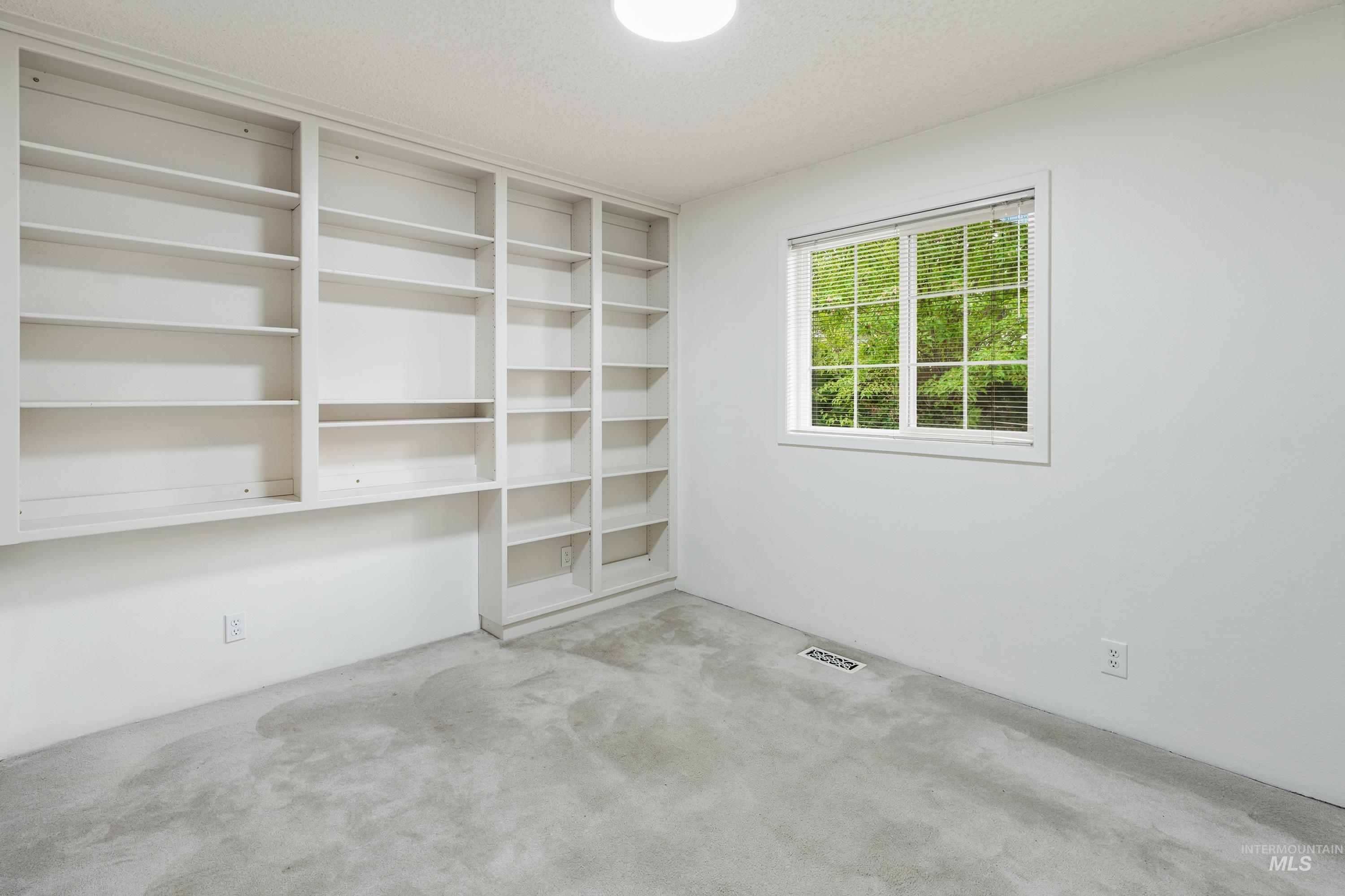 2963 Mayfair Ridge Lewiston, ID 83501 - Photo 27 of 45 Built-in shelving units, single window with natural light, wall-to-wall carpeting, and overhead lighting fixture