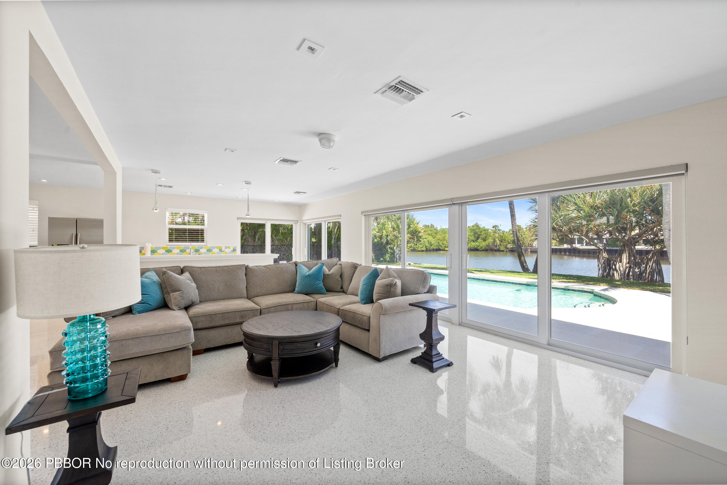 2259 Ibis Isle Road East, Unit E Palm Beach, FL 33480 - Photo 6 of 28 a living room with furniture and a large window