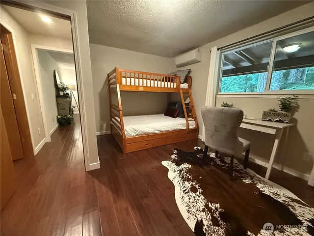 a view of backyard with green space