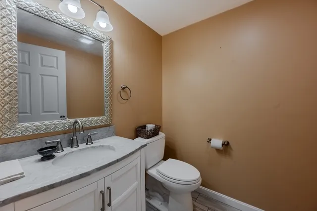 a bathroom with a sink and a toilet