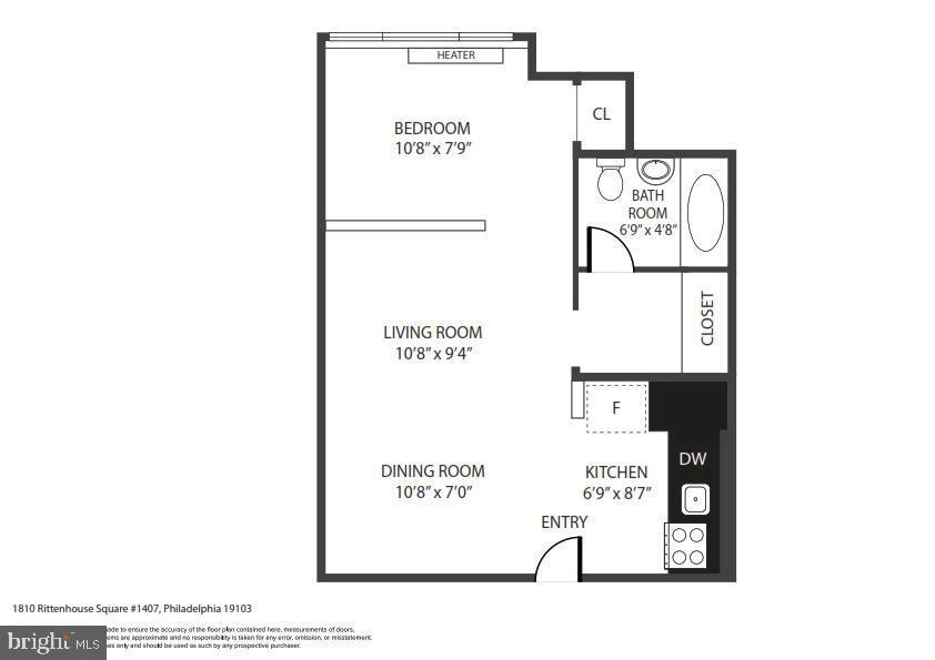 1810 Rittenhouse Square, Unit 1407 Philadelphia, PA 19103 - Photo 8 of 43 Gallery Image 8