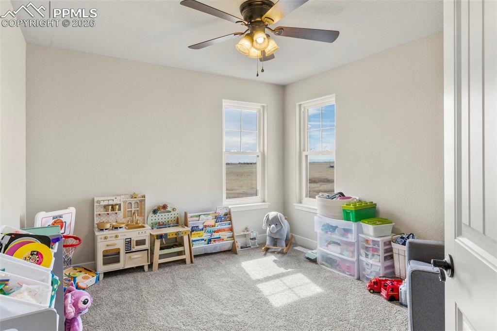 2480 North Log Road Calhan, CO 80808 - Photo 25 of 50 a bedroom with furniture and a window