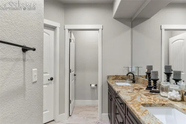 a close view of utility room