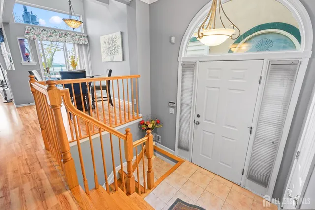 a view of front door with stairs