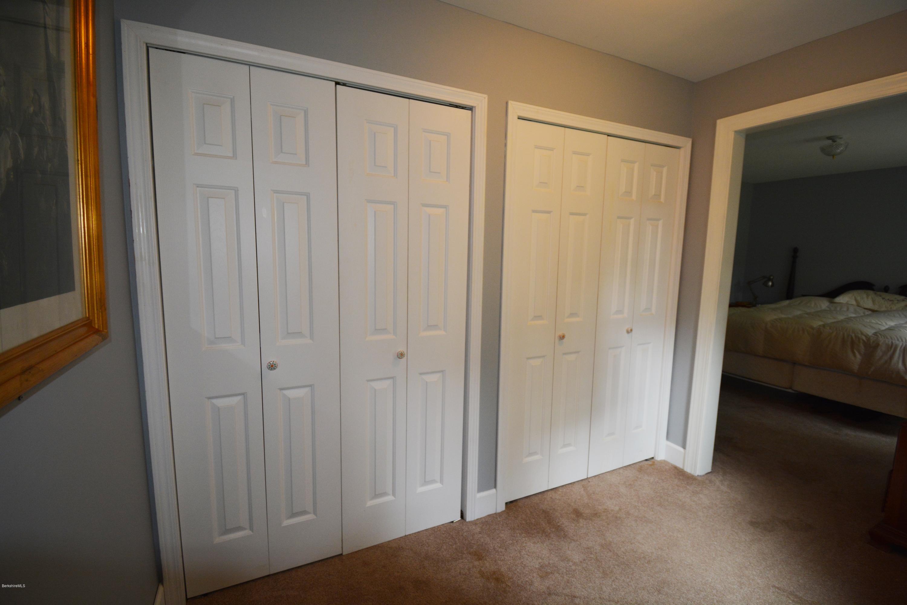 828 Salisbury Road Sheffield, MA 01257 - Photo 18 of 20 Double Closet in Master Bedroom