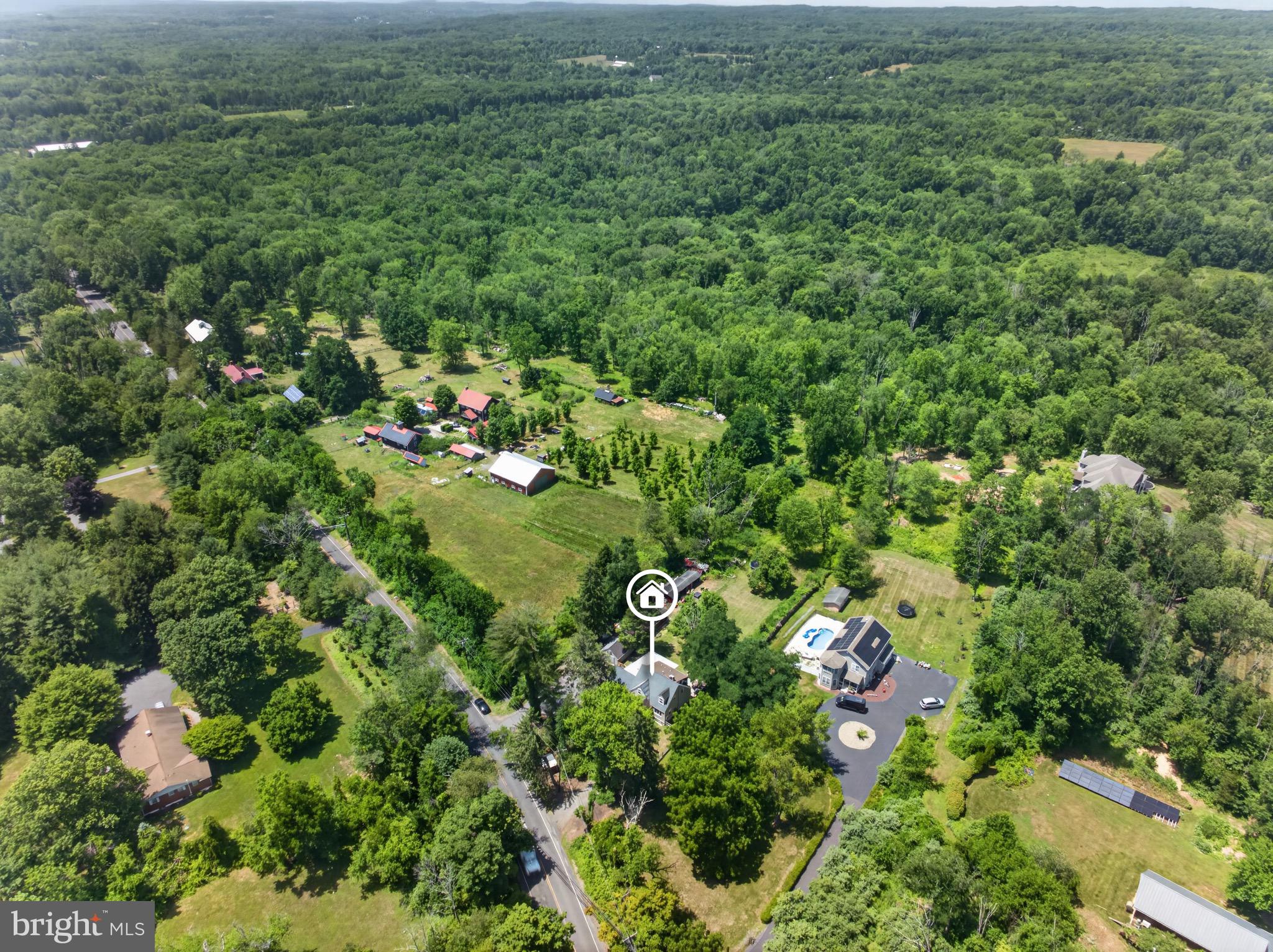 84 Lambertville Hopewell Road Hopewell, NJ 08525 - Photo 38 of 45 Property Aerial View