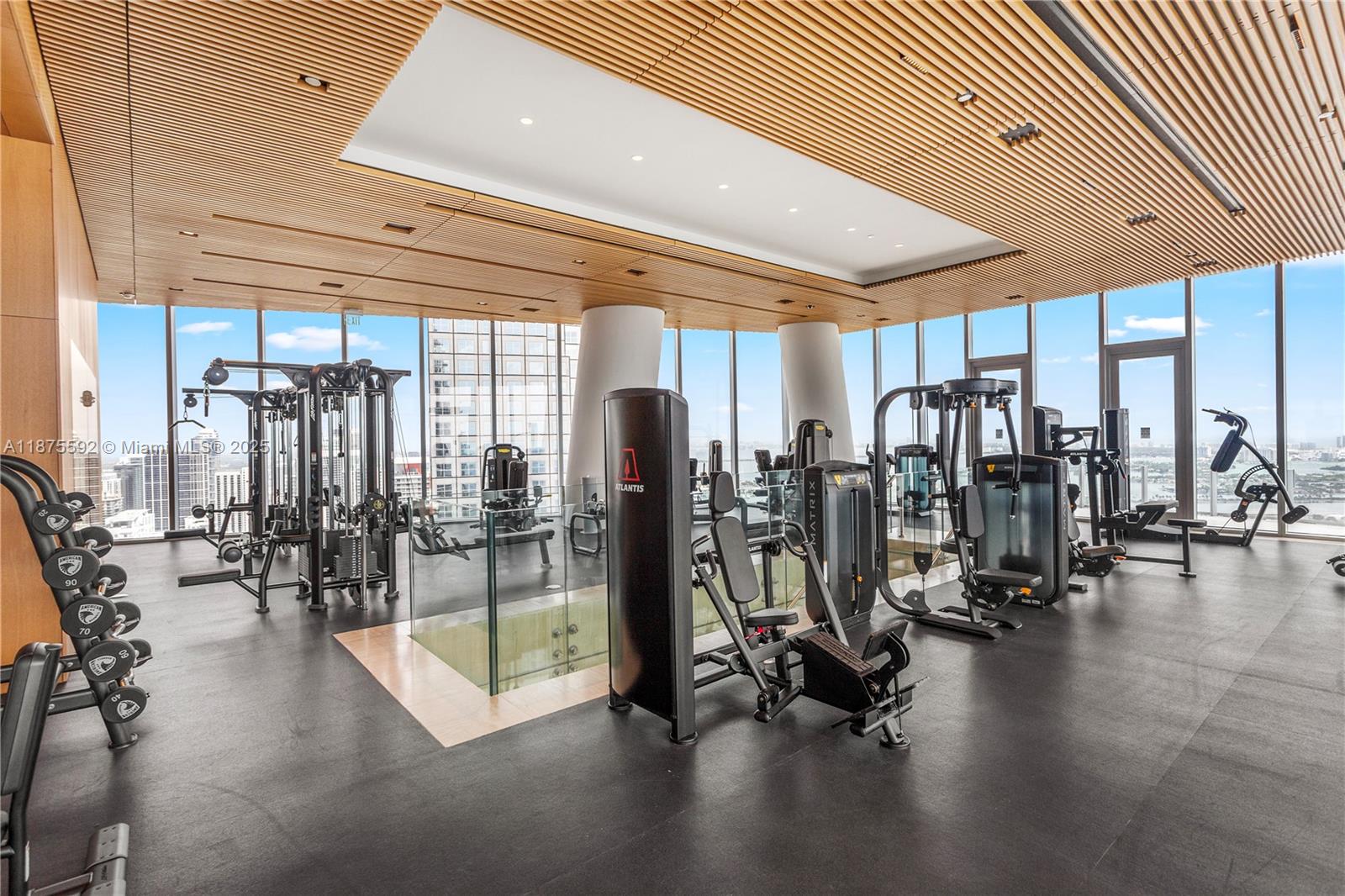300 Biscayne Blvd Way, Unit 5002 Miami, FL 33131 - Photo 60 of 69 a view of a room with gym equipment
