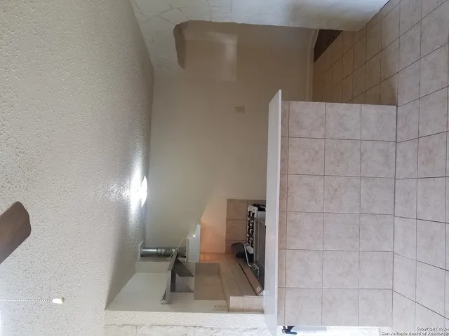 a bathroom with a sink