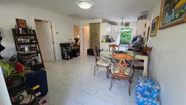 a outdoor space with furniture