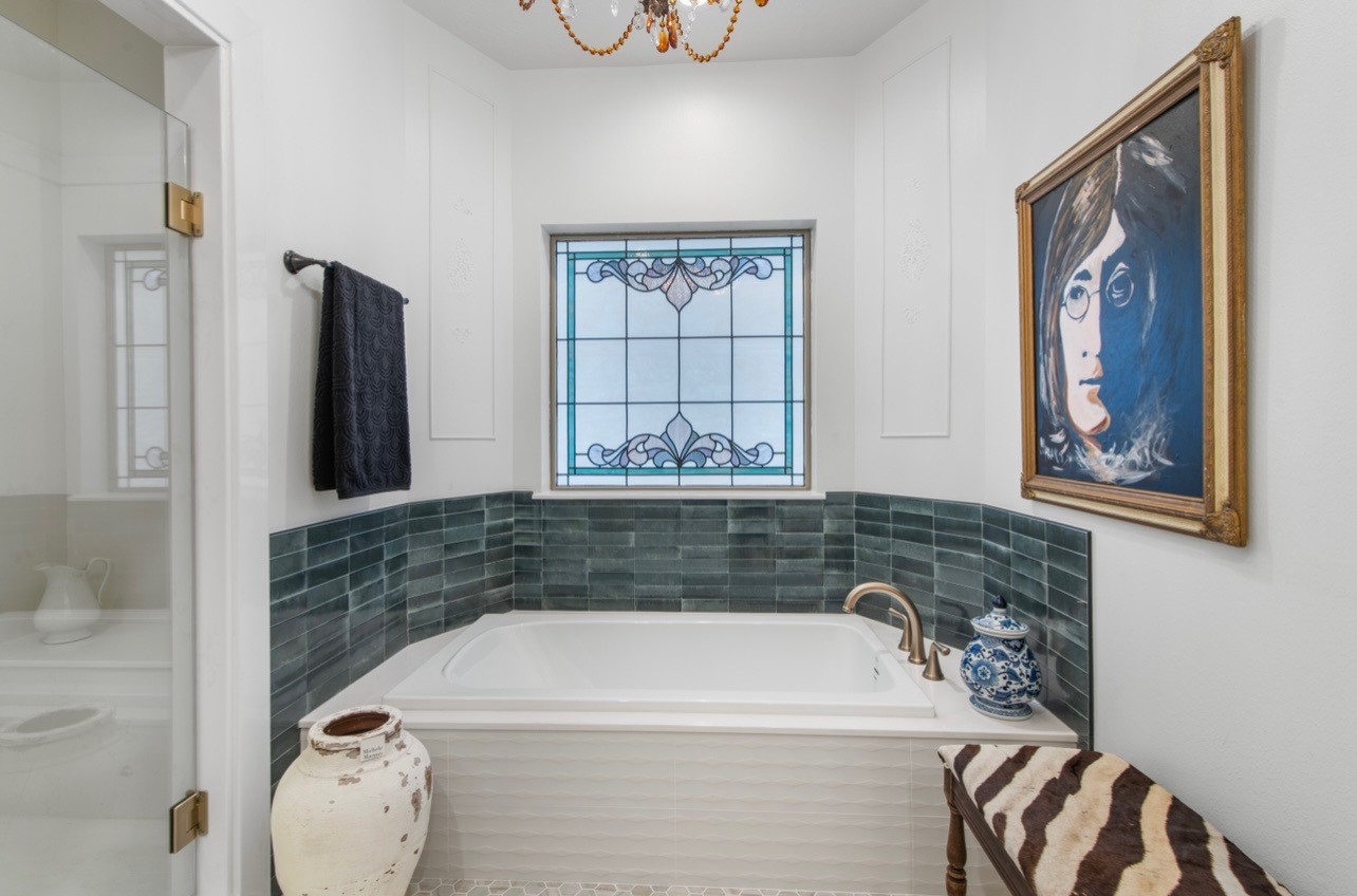 901 Longmire Road, Unit 51 Conroe, TX 77304 - Photo 12 of 48 Newly Designed bath. Kohler, fixtures from high end designer selections, exquisite tiles, chandelier