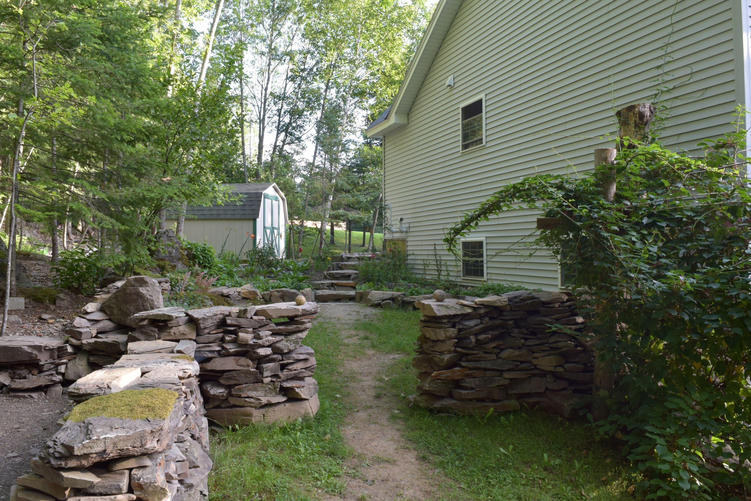 5 Deer Run Road Glenburn, ME 04401 - Photo 46 of 50 Flower beds-west side of house copy
