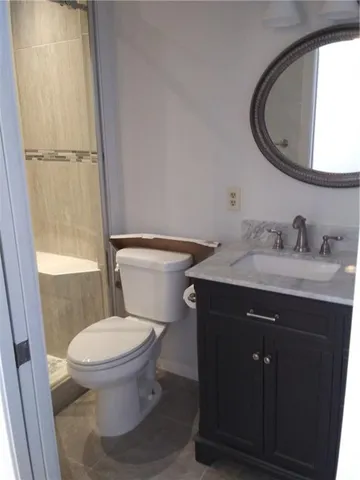 a bathroom with a sink and a toilet