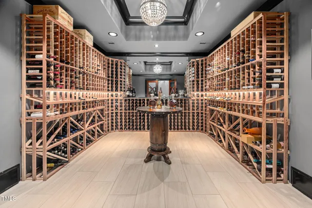 an aerial view of a residential houses with outdoor space