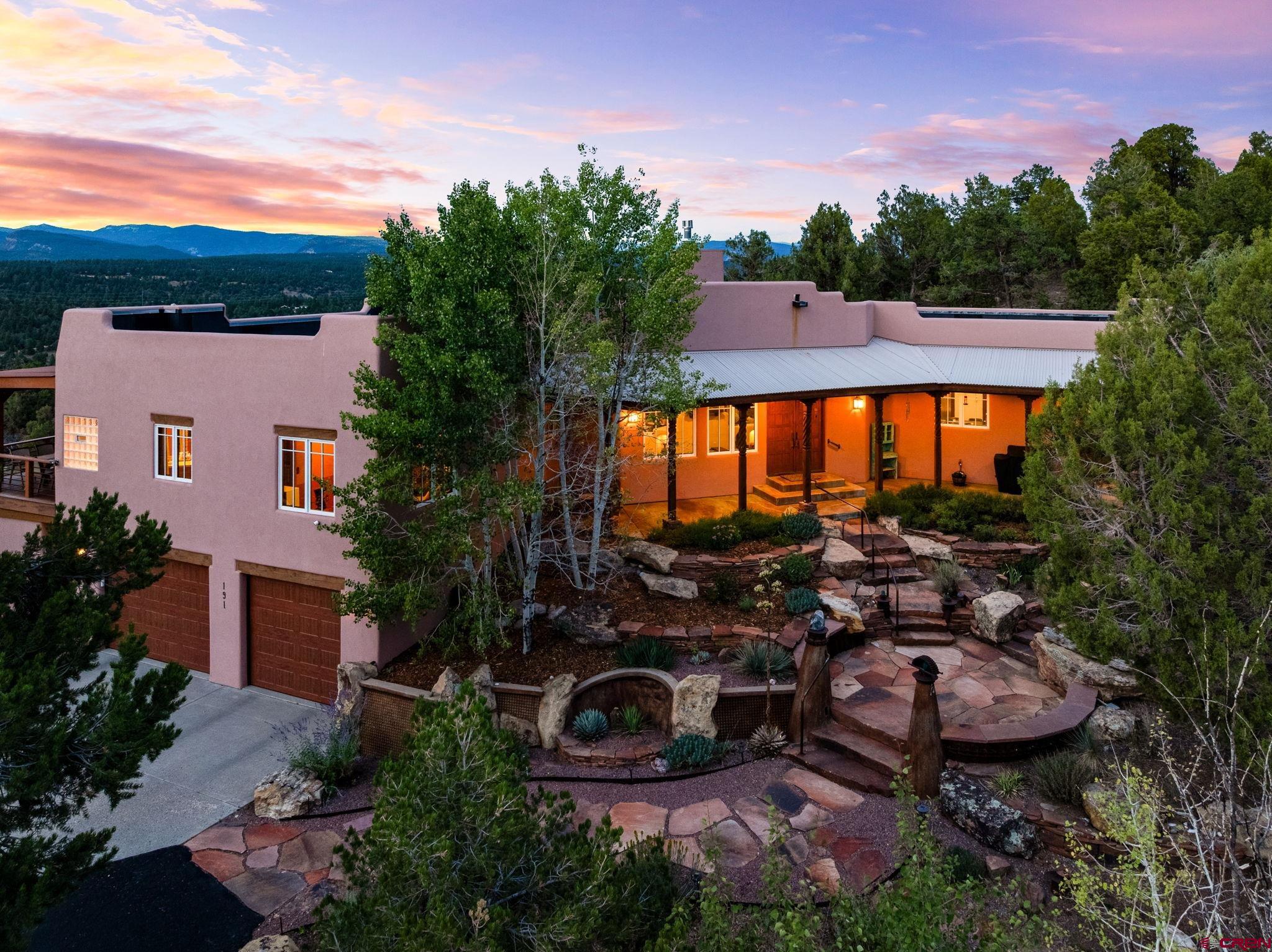 191 Deer Valley Road Hesperus, CO 81326 - Photo 44 of 45 a view of a backyard with plants and a patio