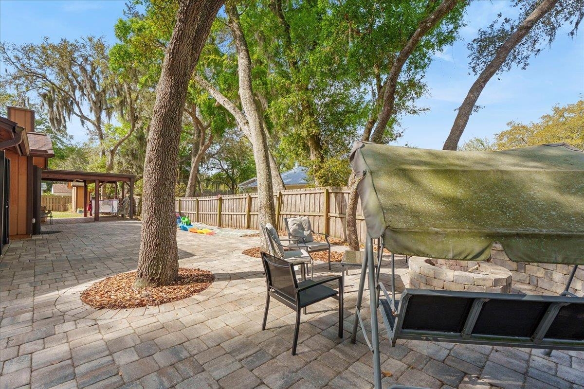 204 Queen Road St. Augustine, FL 32086 - Photo 32 of 55 Fenced backyard featuring a patio