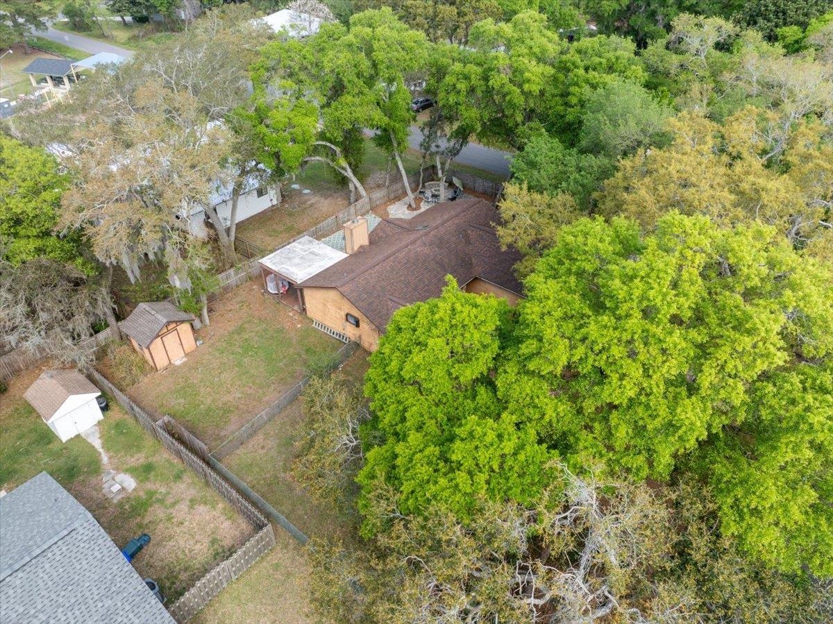 204 Queen Road St. Augustine, FL 32086 - Photo 41 of 55 View from above of property featuring a tree filled landscape