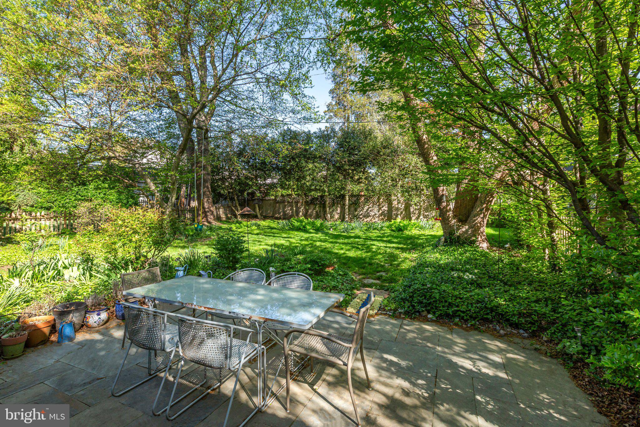 123 Penarth Road Bala Cynwyd, PA 19004 - Photo 57 of 62 Rear Patio Looks out over Backdrop