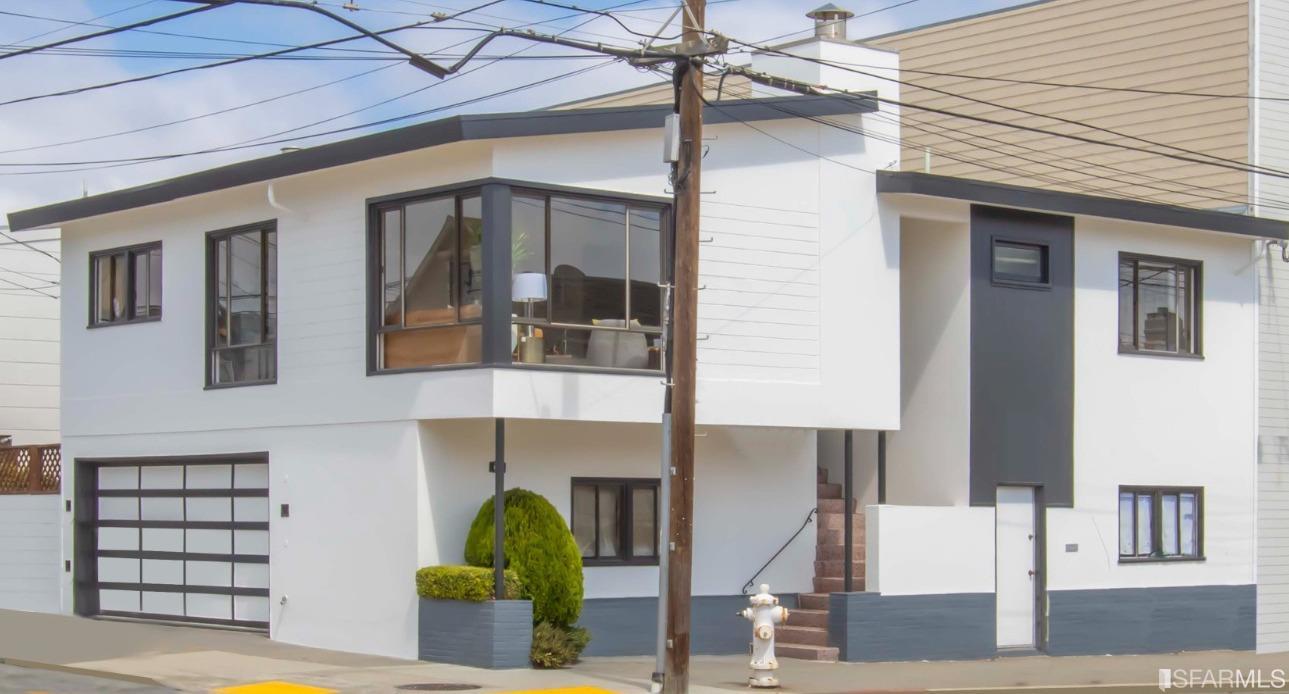 140 Burrows Street San Francisco, CA 94134 - Photo 1 of 1 a front view of a house with potted plants
