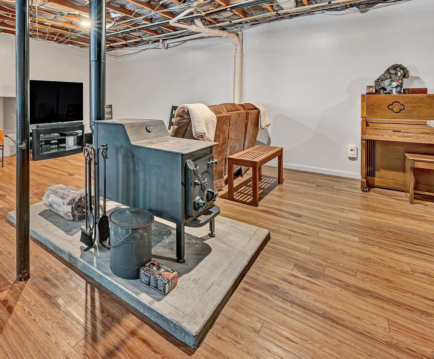 1768 Alean Road Wirtz, VA 24184 - Photo 36 of 53 family room wood stove