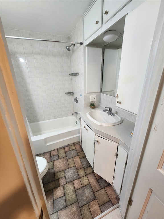 1260 Grafton Street Worcester, MA 01604 - Photo 9 of 42 a bathroom with a sink a toilet a mirror and shower