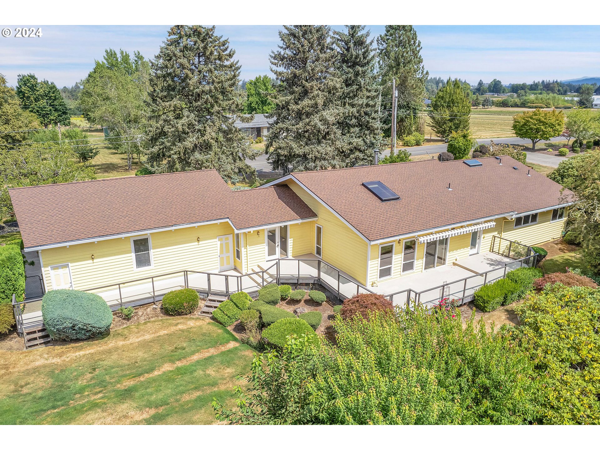 28930 Southeast Powell Valley Road Gresham, OR 97080 - Photo 29 of 38 a aerial view of a house with a yard