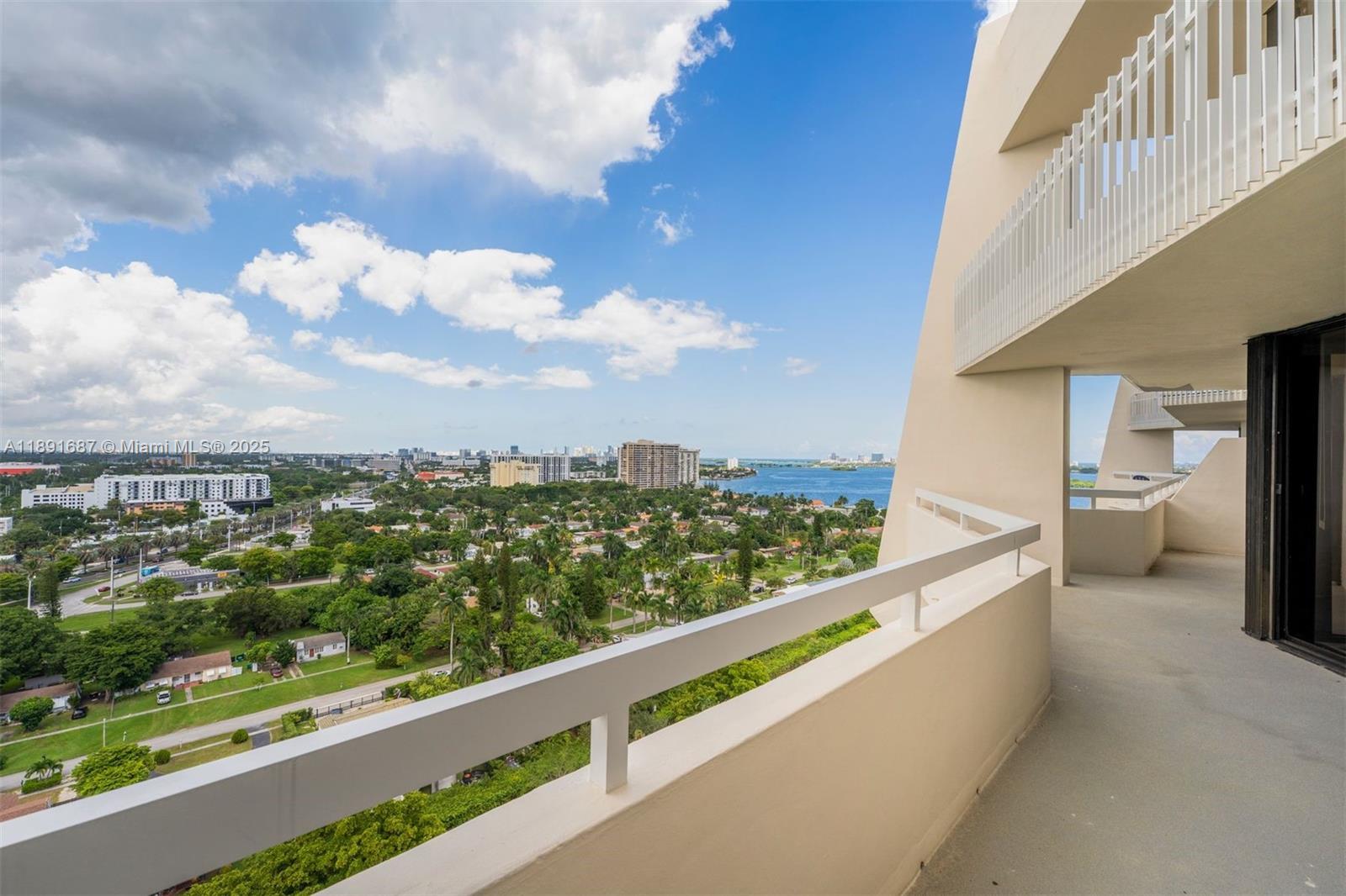 1000 Quayside Terrace, Unit PH9 Miami, FL 33138 - Photo 23 of 27 a view of a city from a balcony