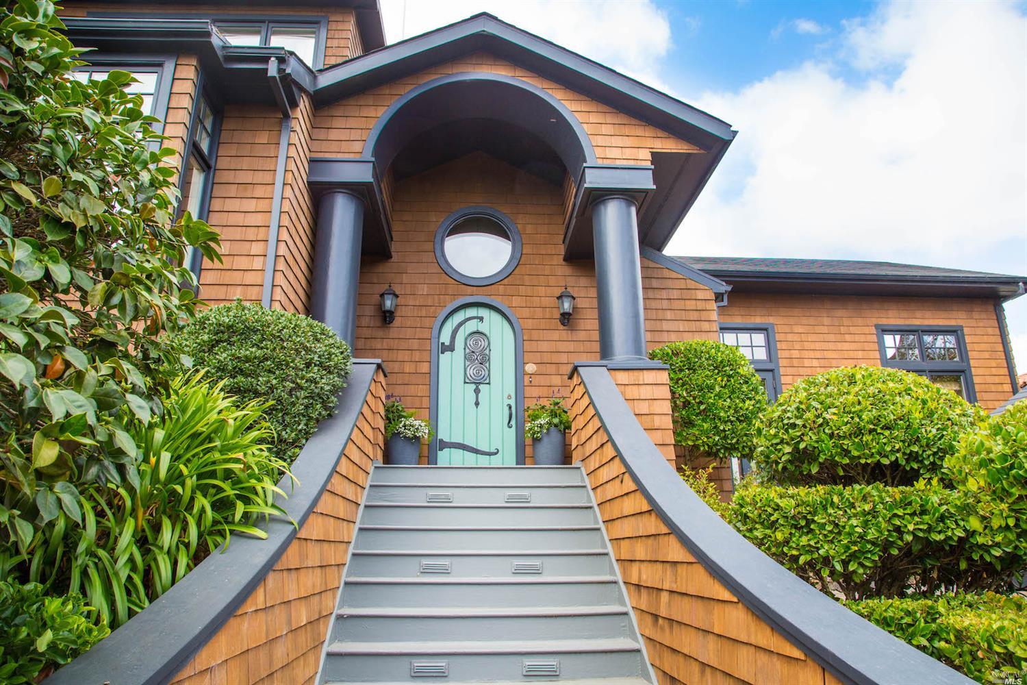 285 Hillside Avenue Mill Valley, CA 94941 - Photo 1 of 1 a view of a brick house with potted plants