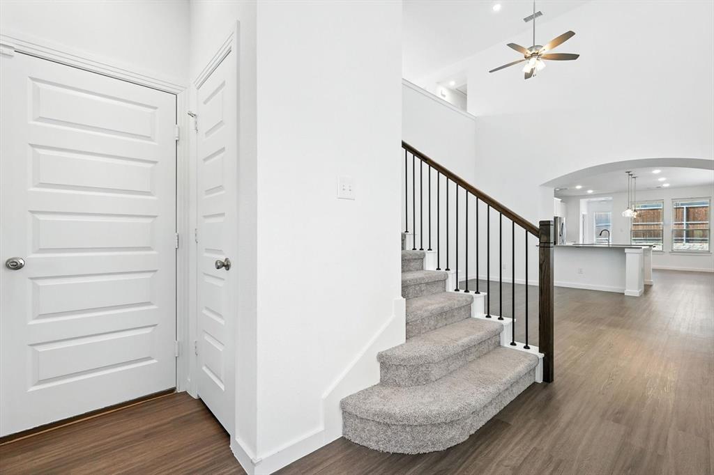 2328 Neff Lane Forney, TX 75126 - Photo 4 of 30 a view of entryway and hall with wooden floor