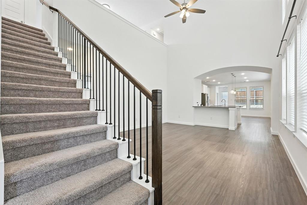 2328 Neff Lane Forney, TX 75126 - Photo 6 of 30 a view of entryway and hall with wooden floor