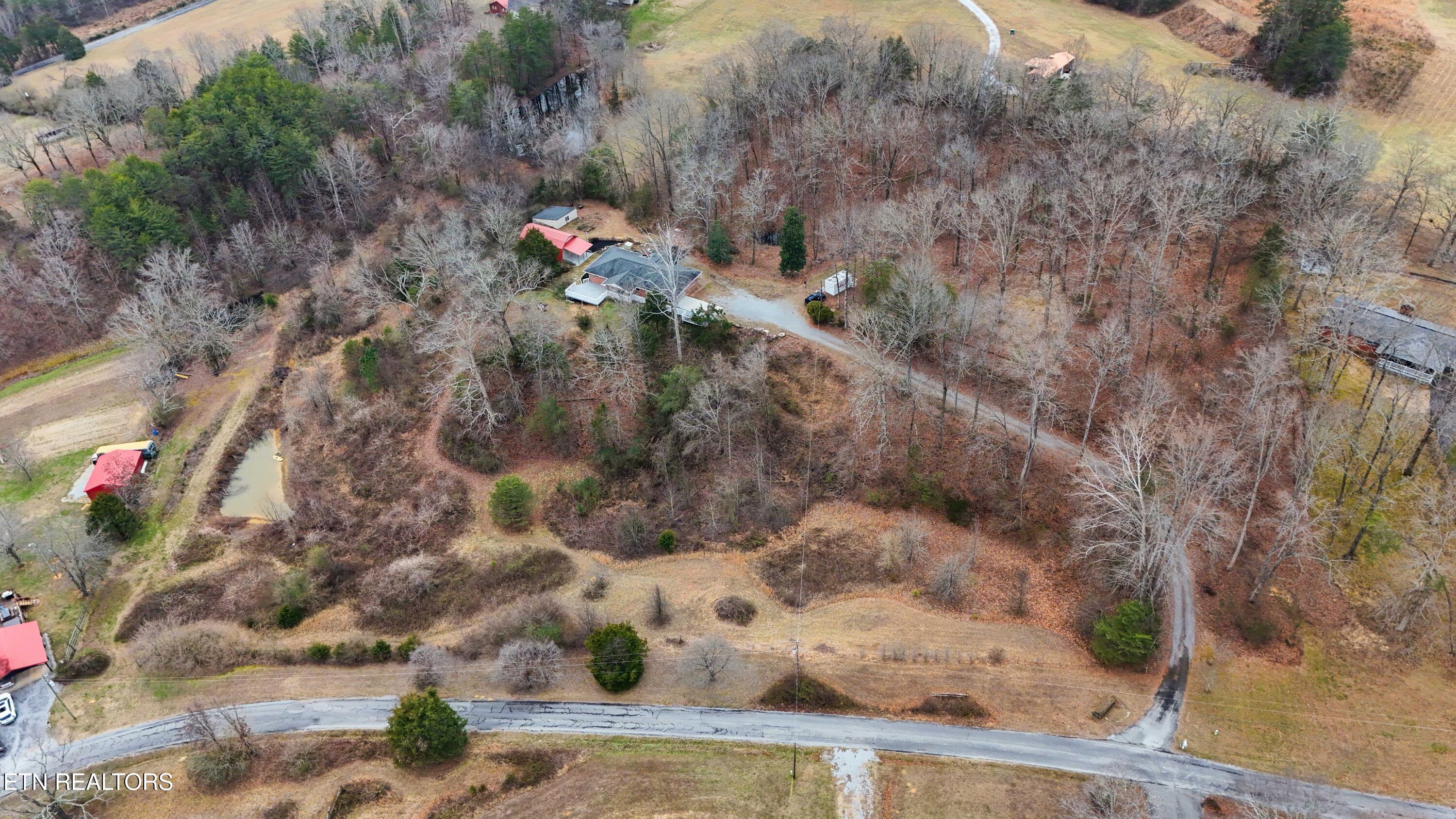 161 Steele Road Vonore, TN 37885 - Photo 2 of 43 Aerial View of 6.5 Acres