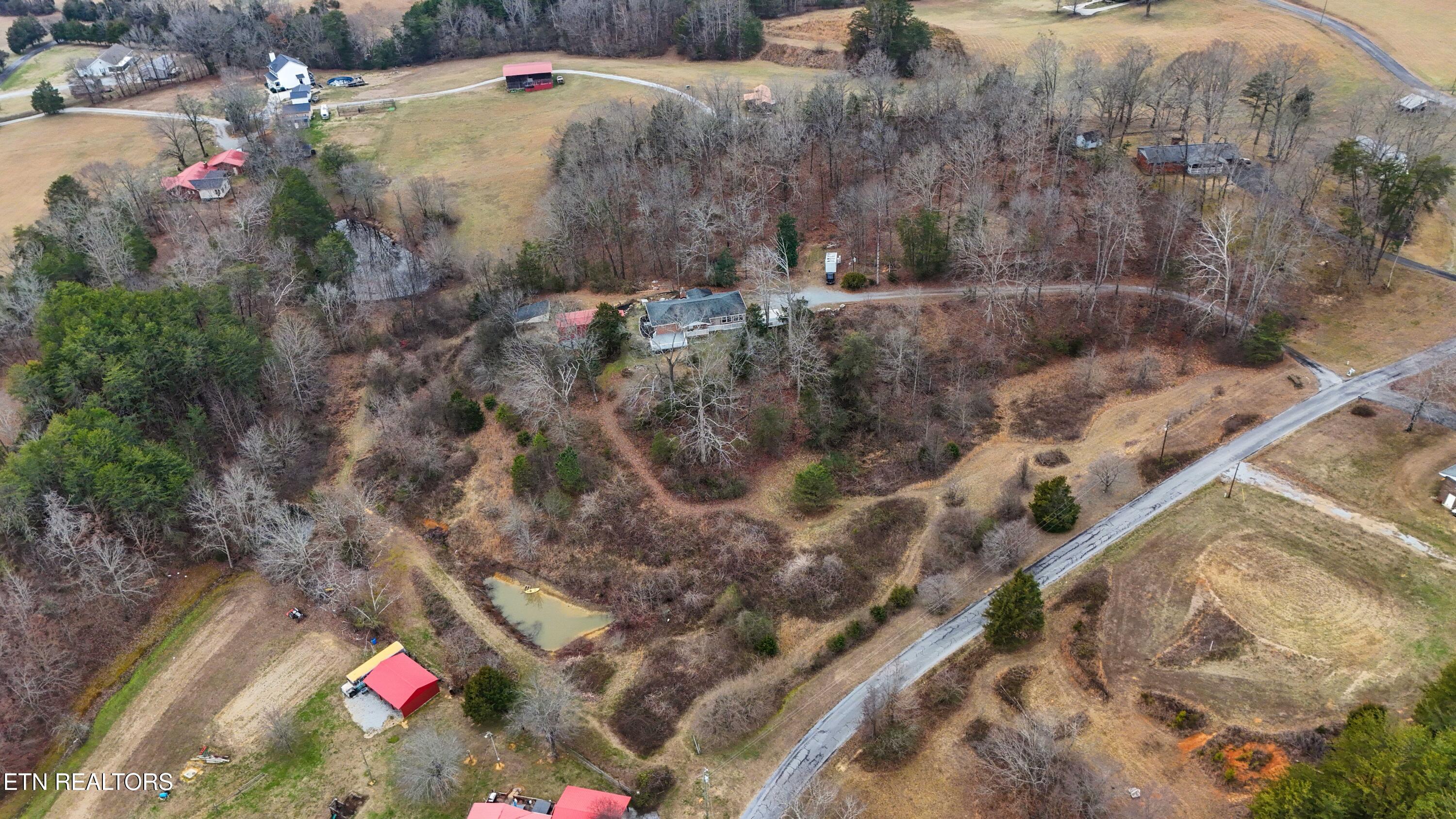 161 Steele Road Vonore, TN 37885 - Photo 40 of 43 Aerial View of Home