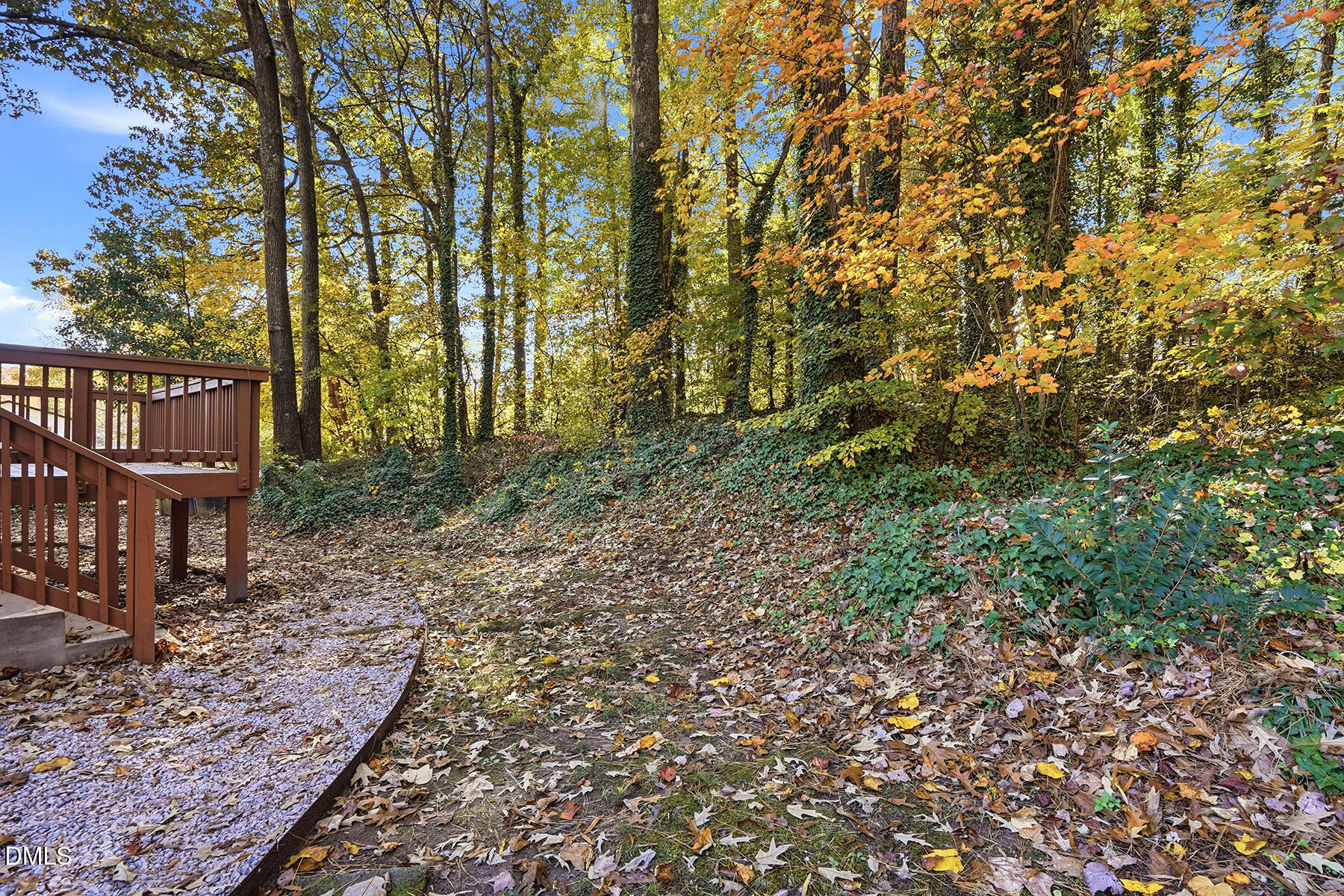 3216 Broyhill Circle Raleigh, NC 27604 - Photo 26 of 32 a view of a yard with large trees