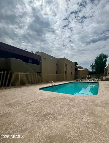 a backyard of a house