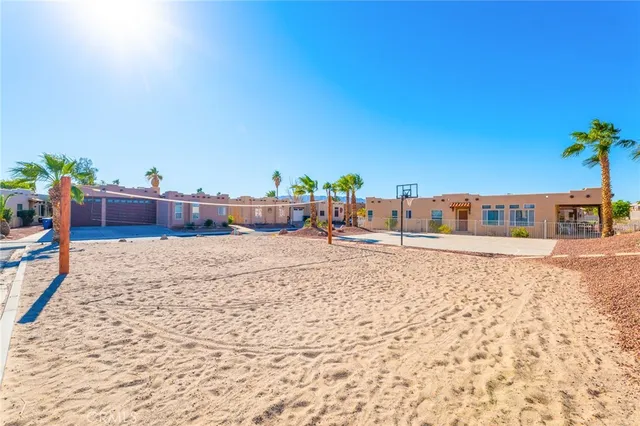 a view of road with a building in the background