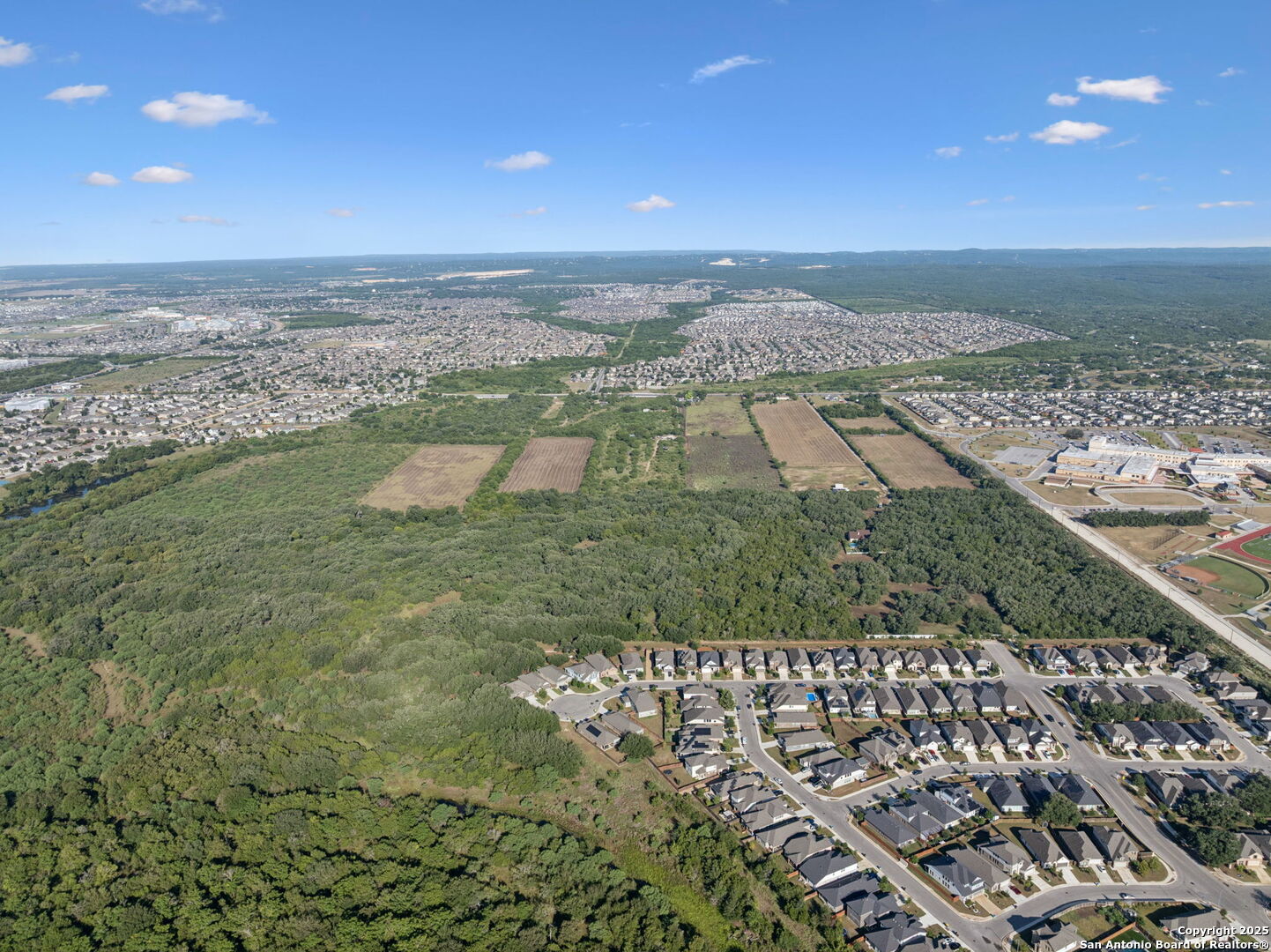 13146 Galm Road San Antonio, TX 78254 - Photo 11 of 45 an aerial view of a residential houses with outdoor space