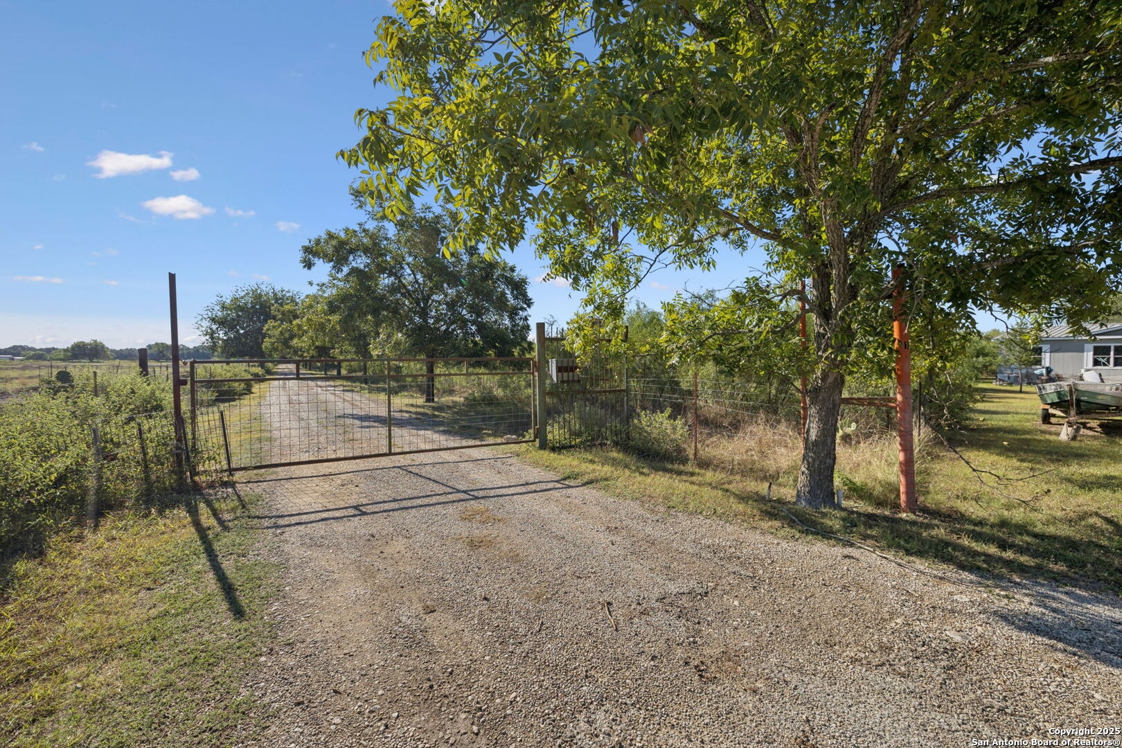 13146 Galm Road San Antonio, TX 78254 - Photo 18 of 45 a view of a yard with basketball court