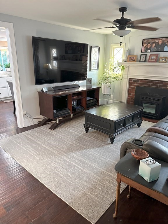 129 Conant Street Danvers, MA 01923 - Photo 6 of 14 a living room with furniture and a flat screen tv