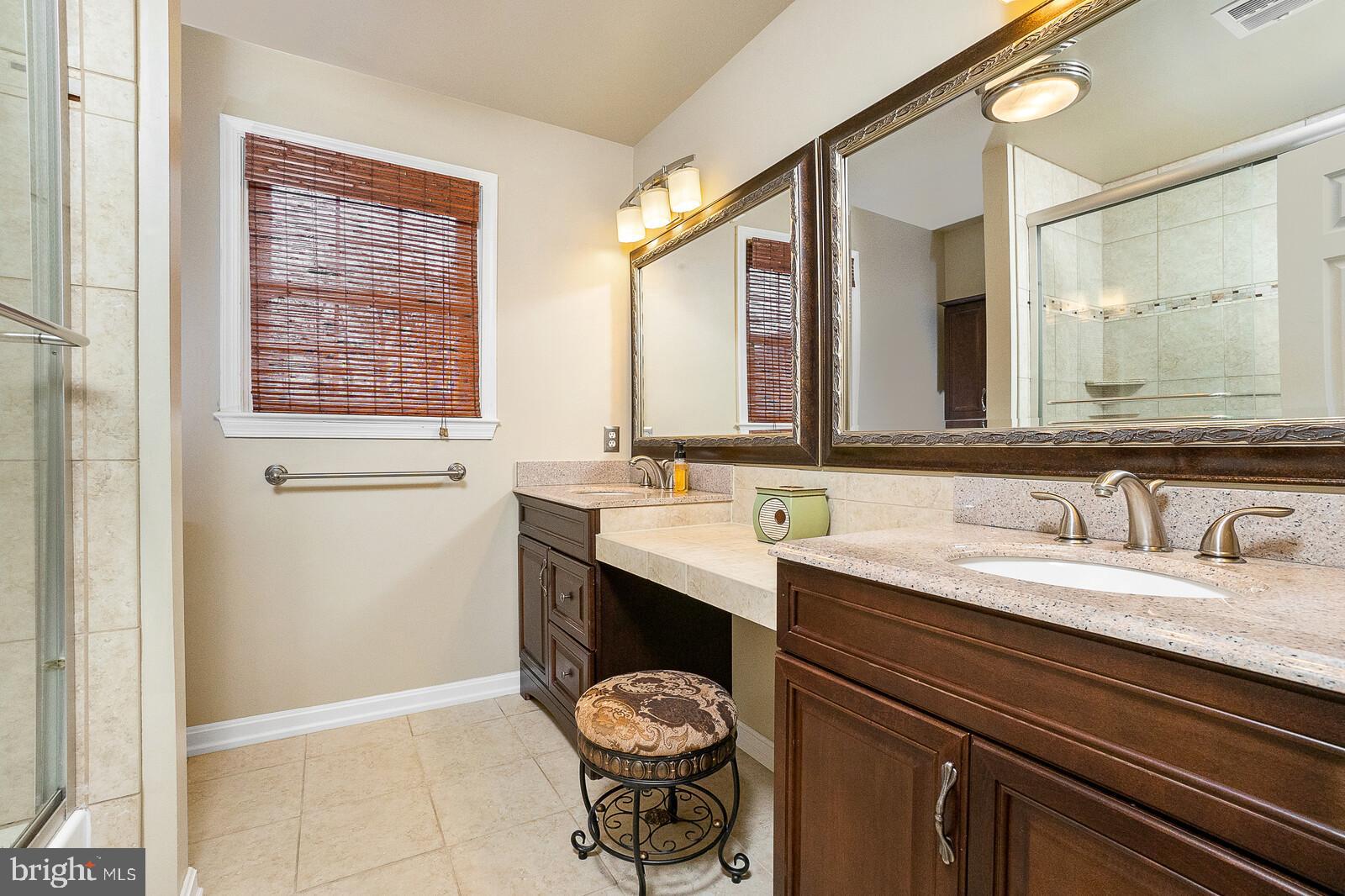 5819 Stone Ridge Drive Centreville, VA 20120 - Photo 15 of 24 Owners bathroom with dual vanity.