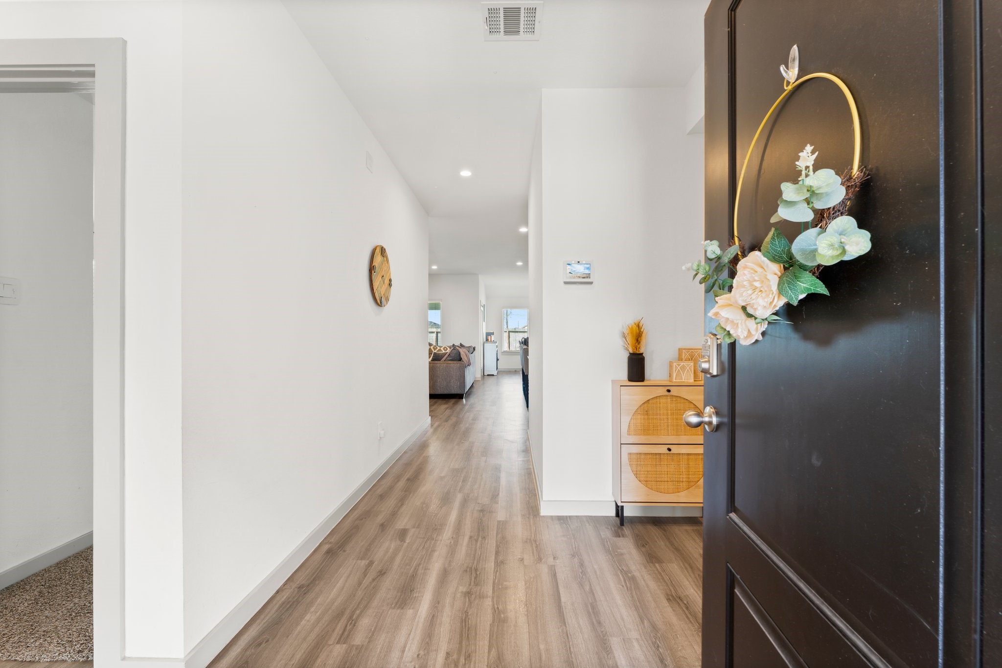 1007 Cotswold Court Rosharon, TX 77583 - Photo 6 of 30 a view of living room with wooden floor