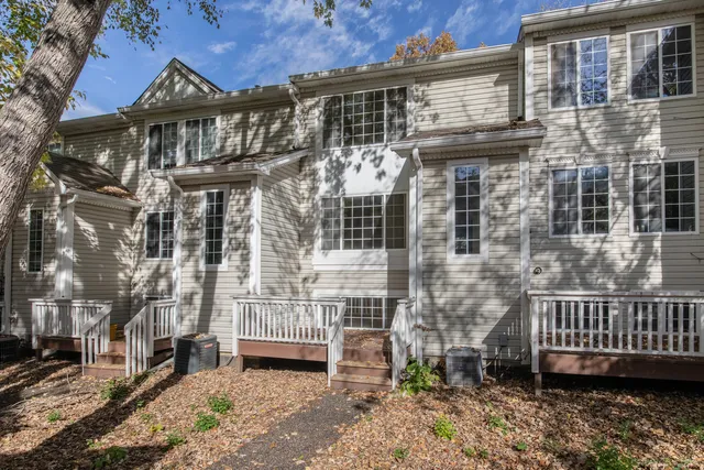 front view of a house with a glass door
