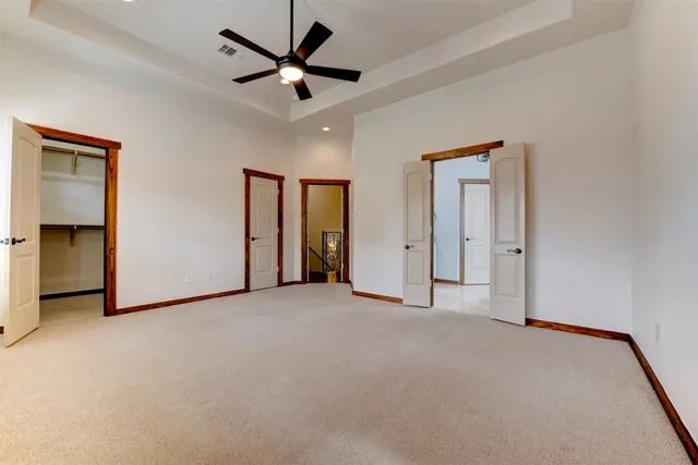 a view of an empty room