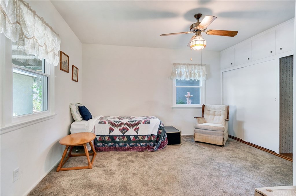 3615 Myers Street Riverside, CA 92503 - Photo 13 of 21 Bedroom 3 with ceiling fan