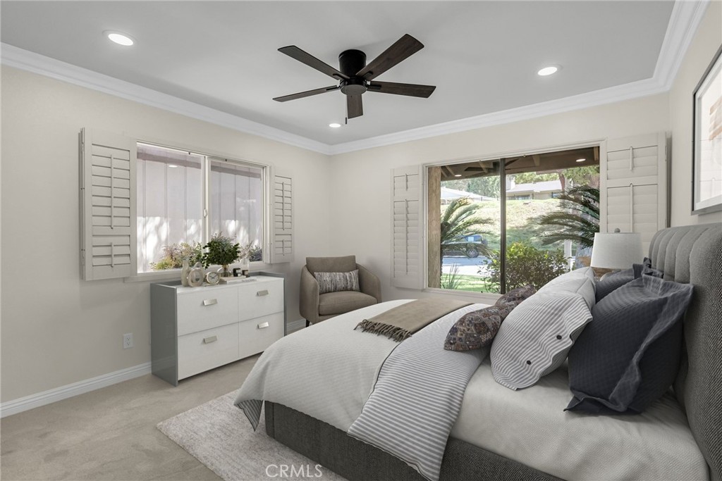 510 Vía Zapata Riverside, CA 92507 - Photo 8 of 47 a bed room with a bed and a window